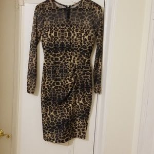 Leopard stretch dress
